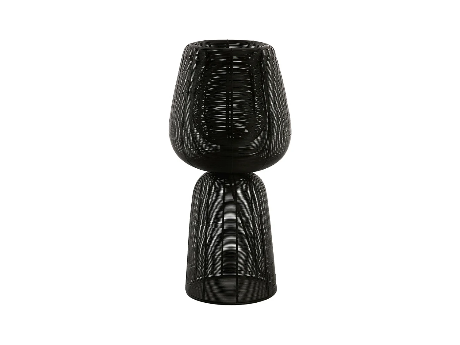 Lampe de table ABOSO - Ø24x54cm - Noir