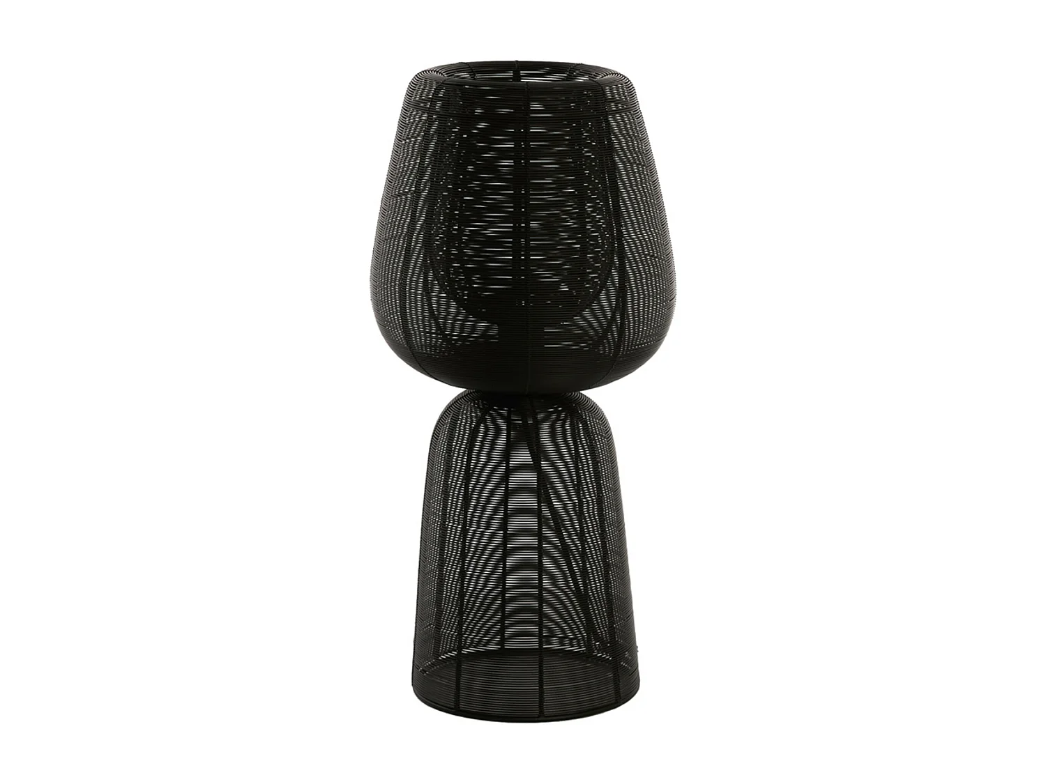 Lampe de table ABOSO - Ø24x54cm - Noir