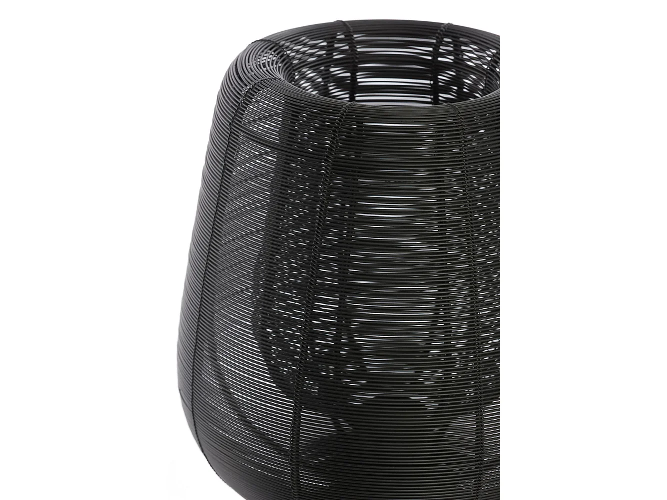 Lampe de table ABOSO - Ø24x54cm - Noir