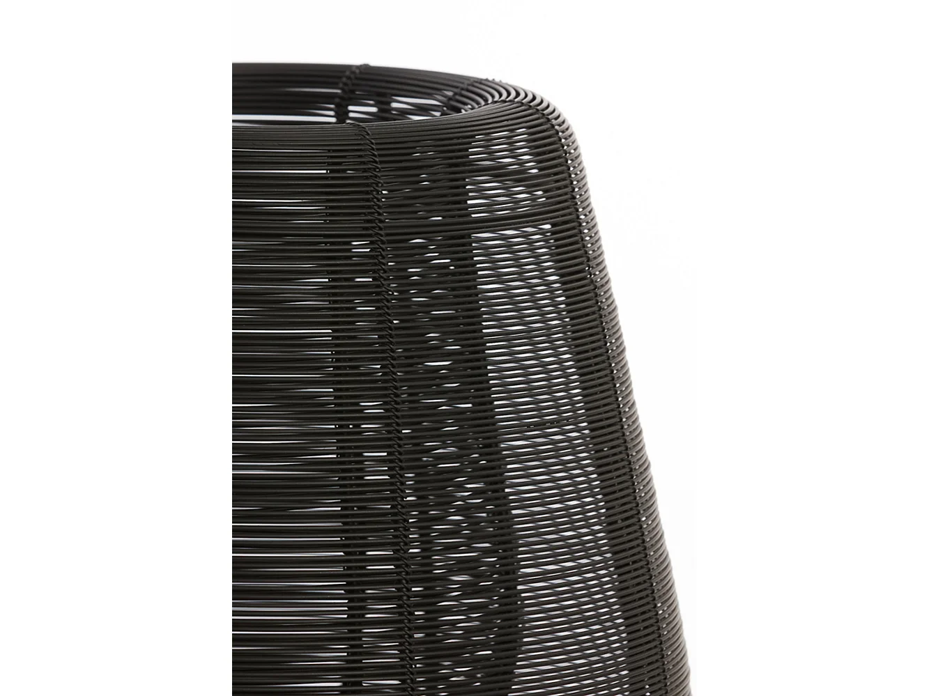 Lampe de table ABOSO - Ø24x54cm - Noir