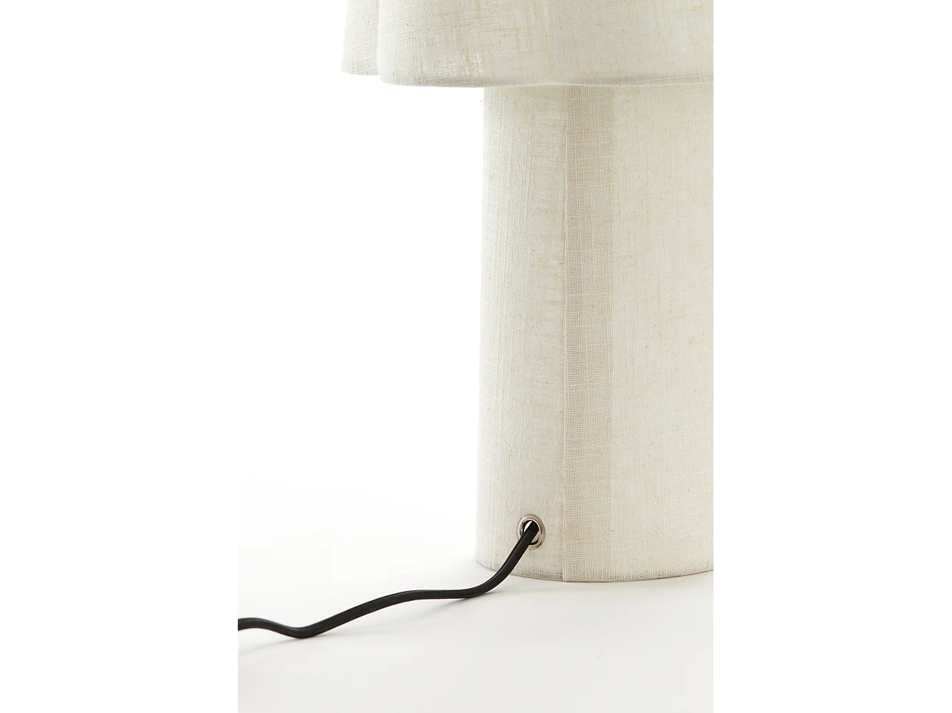 Lampe de table MUSABY - Ø25x50cm - Marron