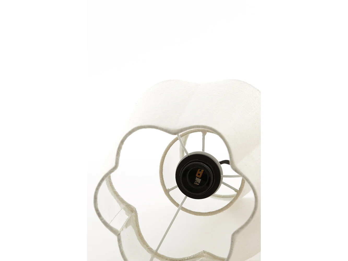 Lampe de table MUSABY - Ø25x50cm - Marron