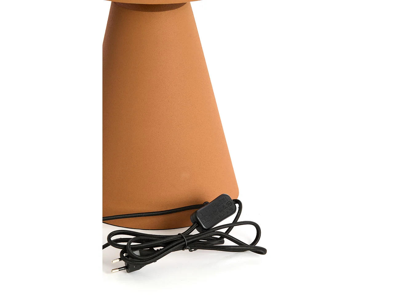 Lampe de table SURRINA - Ø26x41cm - Orange
