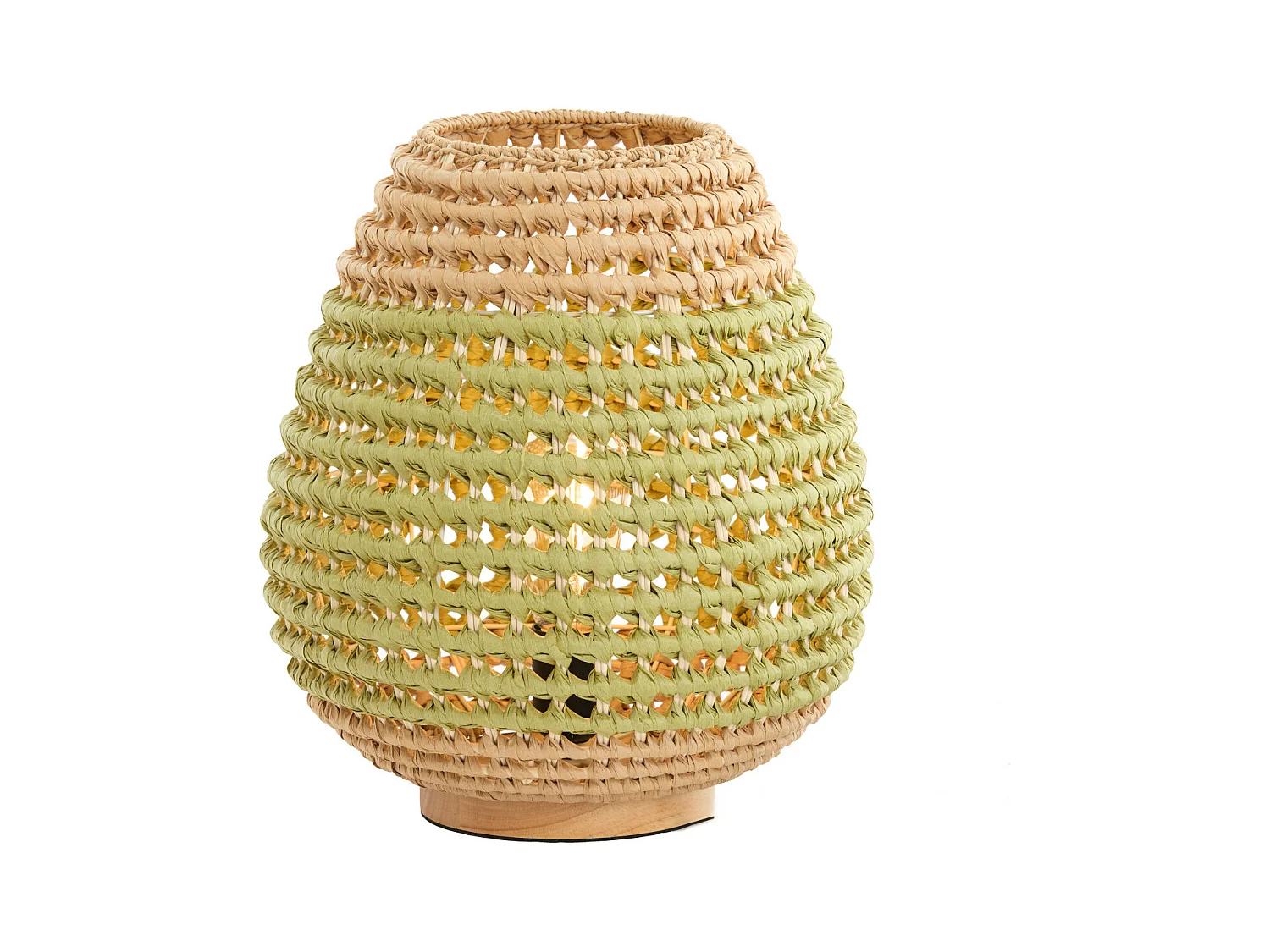 Lampe de table KALIPA - Ø32x34,5cm - Vert