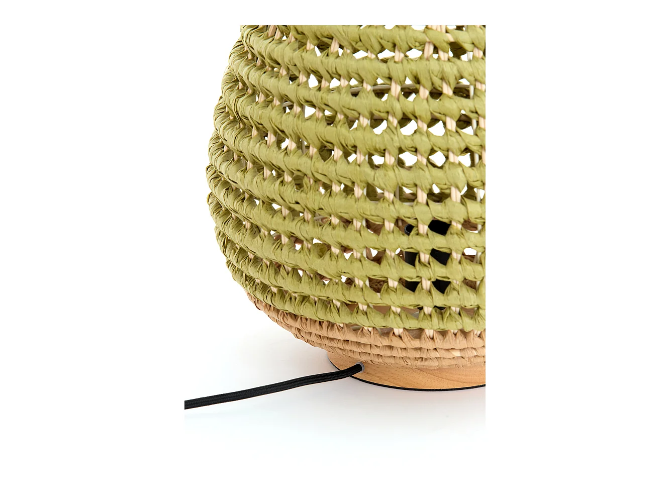 Lampe de table KALIPA - Ø32x34,5cm - Vert