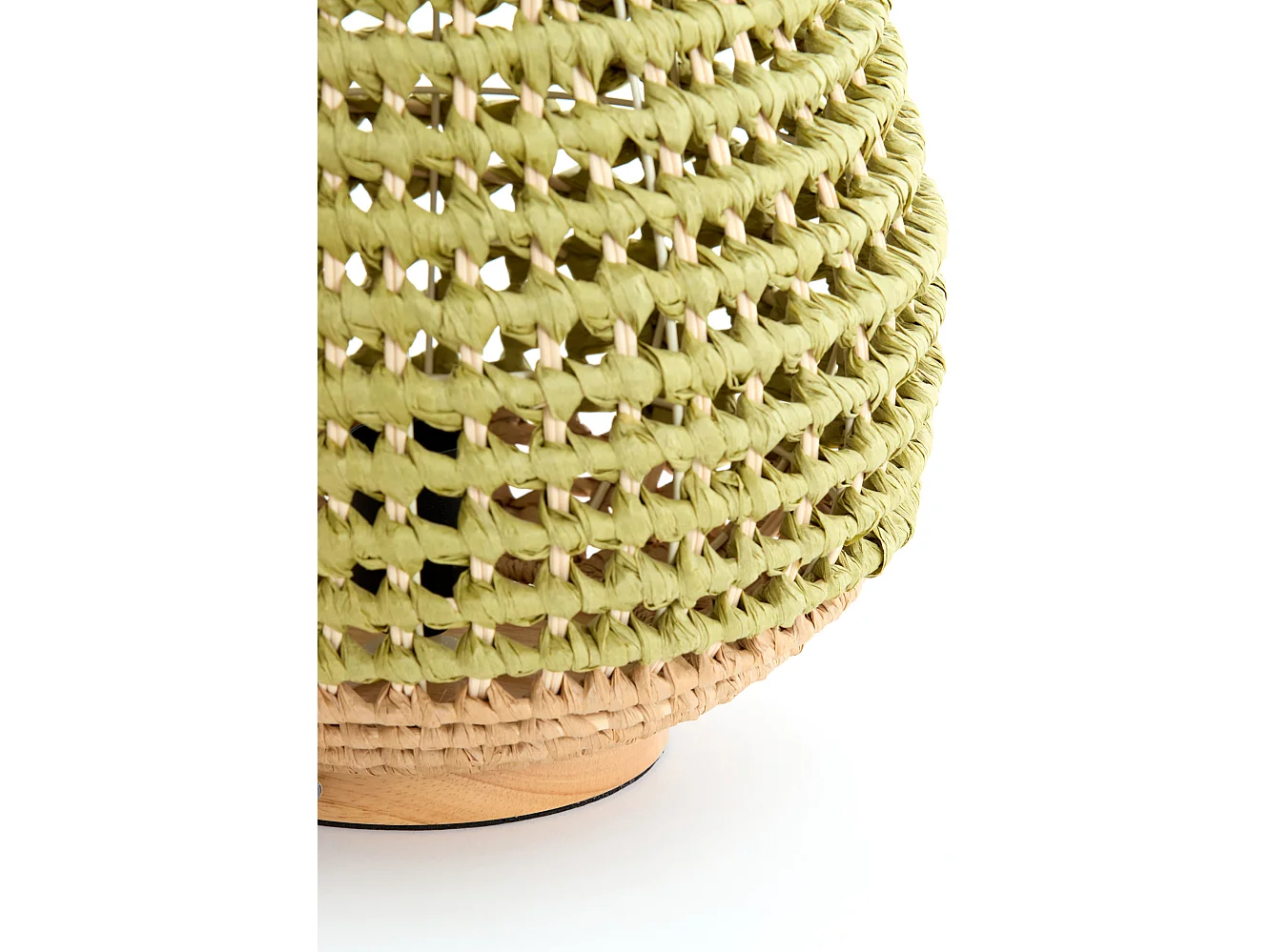 Lampe de table KALIPA - Ø32x34,5cm - Vert