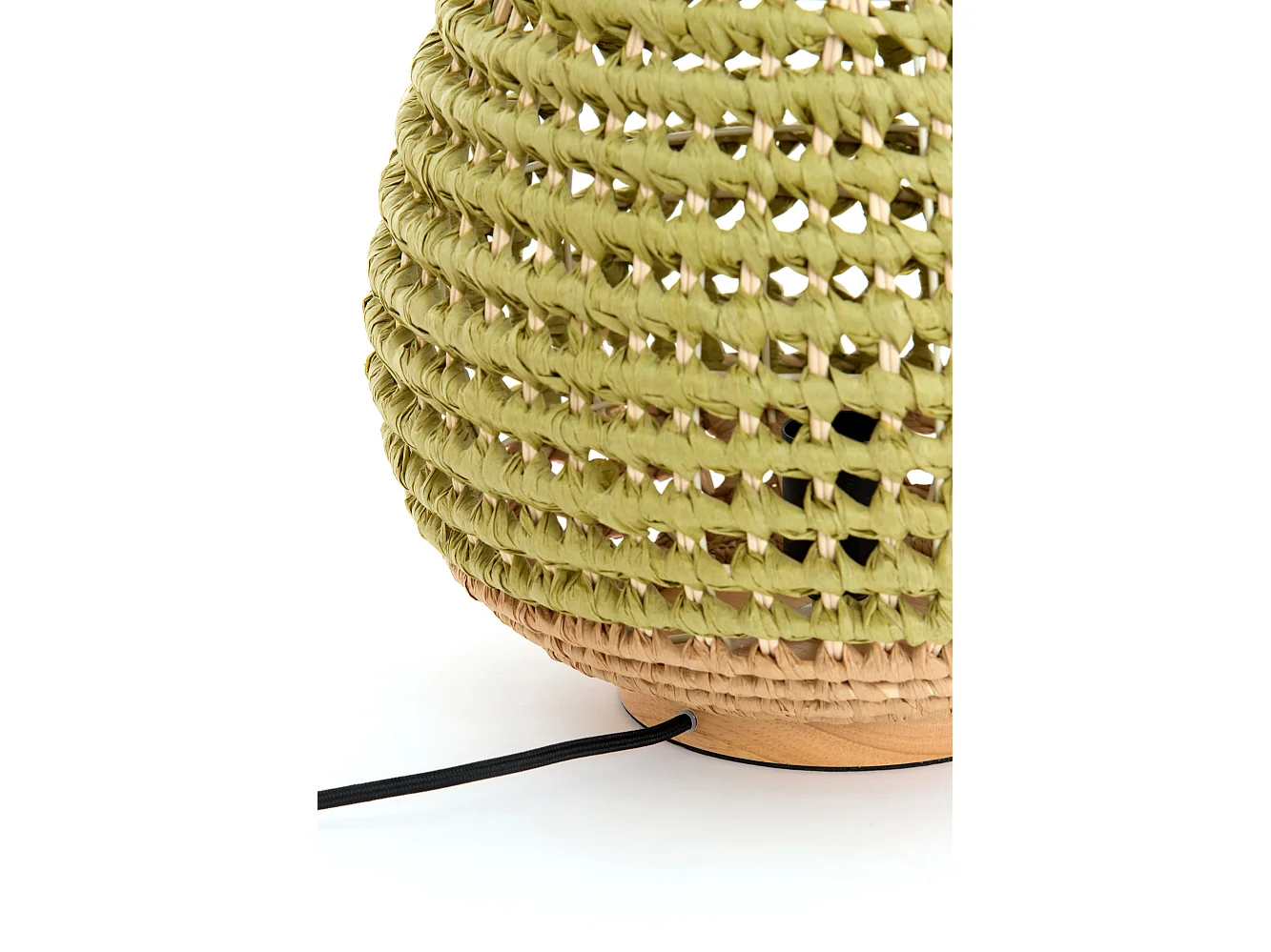 Lampe de table KALIPA - Ø32x34,5cm - Vert