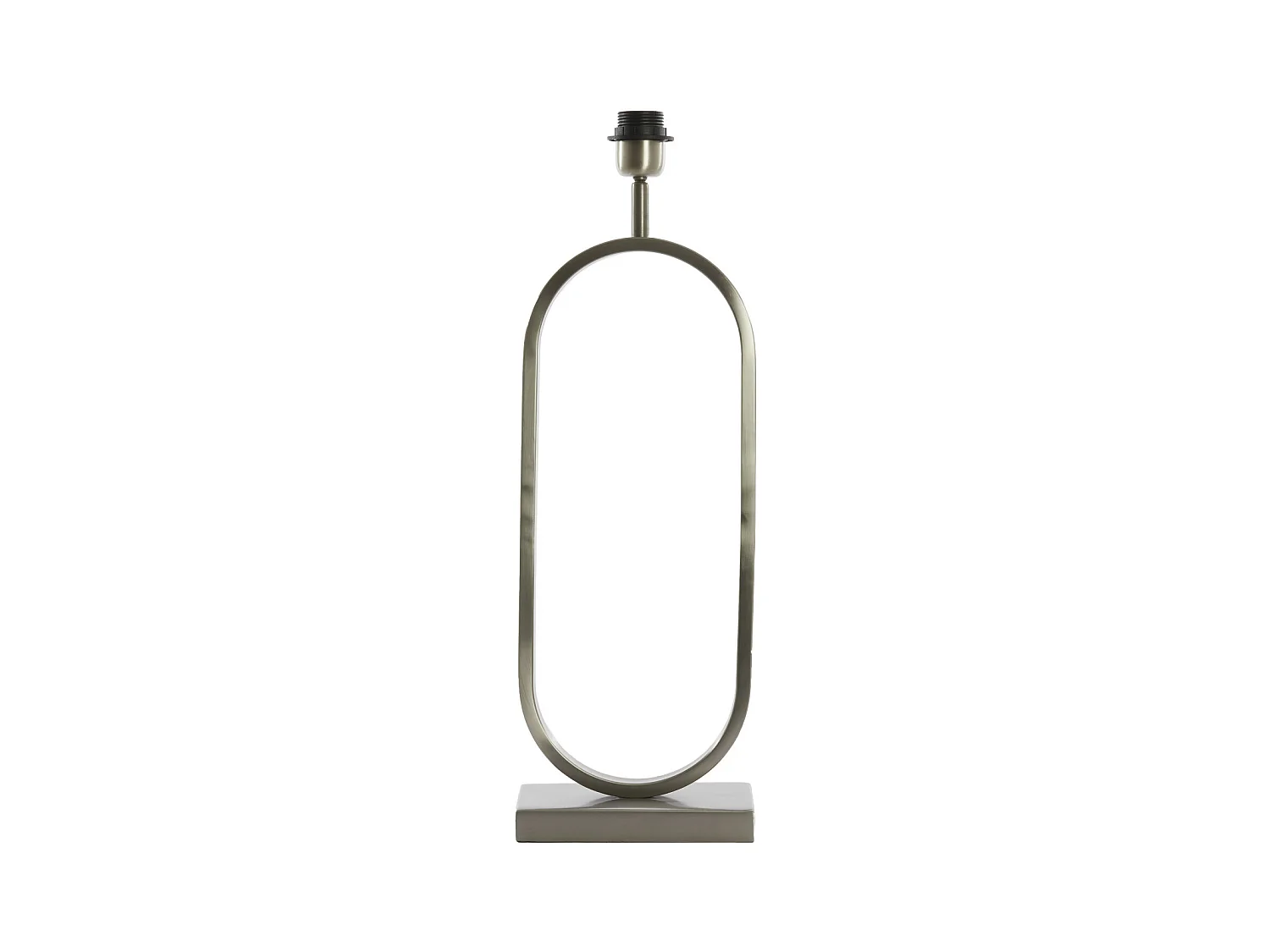 Pied de lampe JAMIRI - 20x13x55cm - Argent