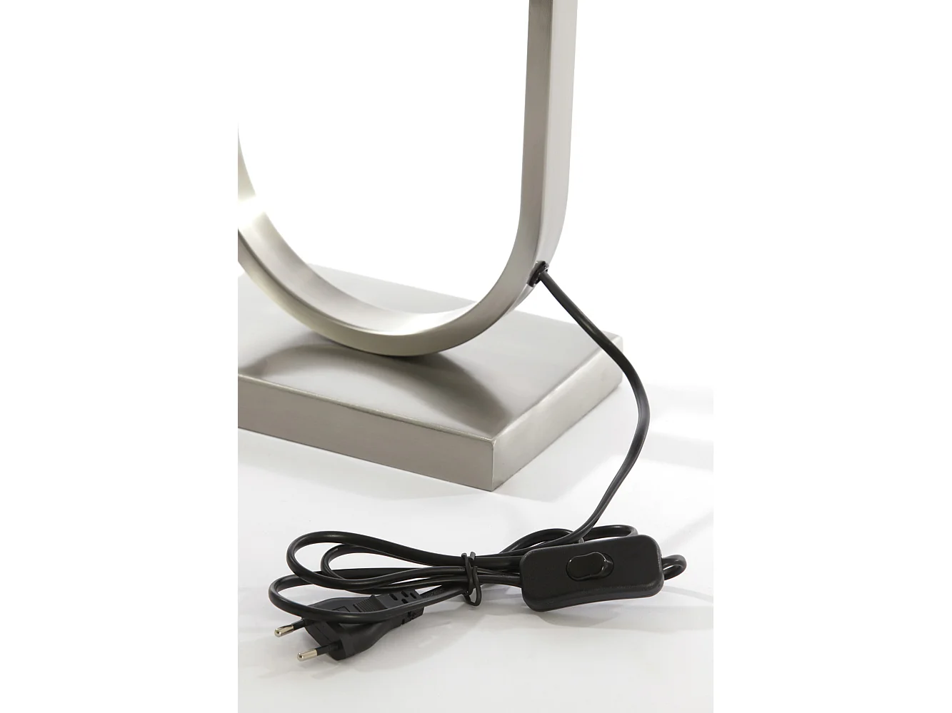 Pied de lampe JAMIRI - 20x13x55cm - Argent