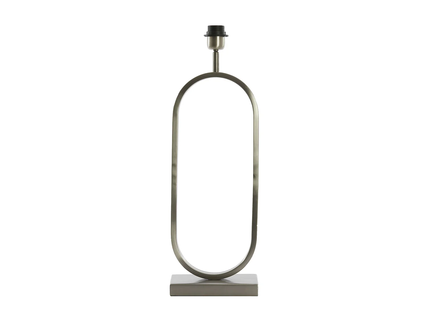 Pied de lampe JAMIRI - 20x13x55cm - Argent
