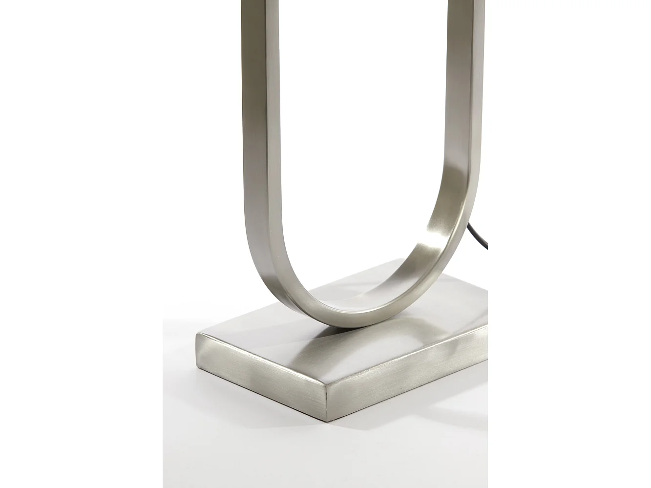 Pied de lampe JAMIRI - 20x13x55cm - Argent