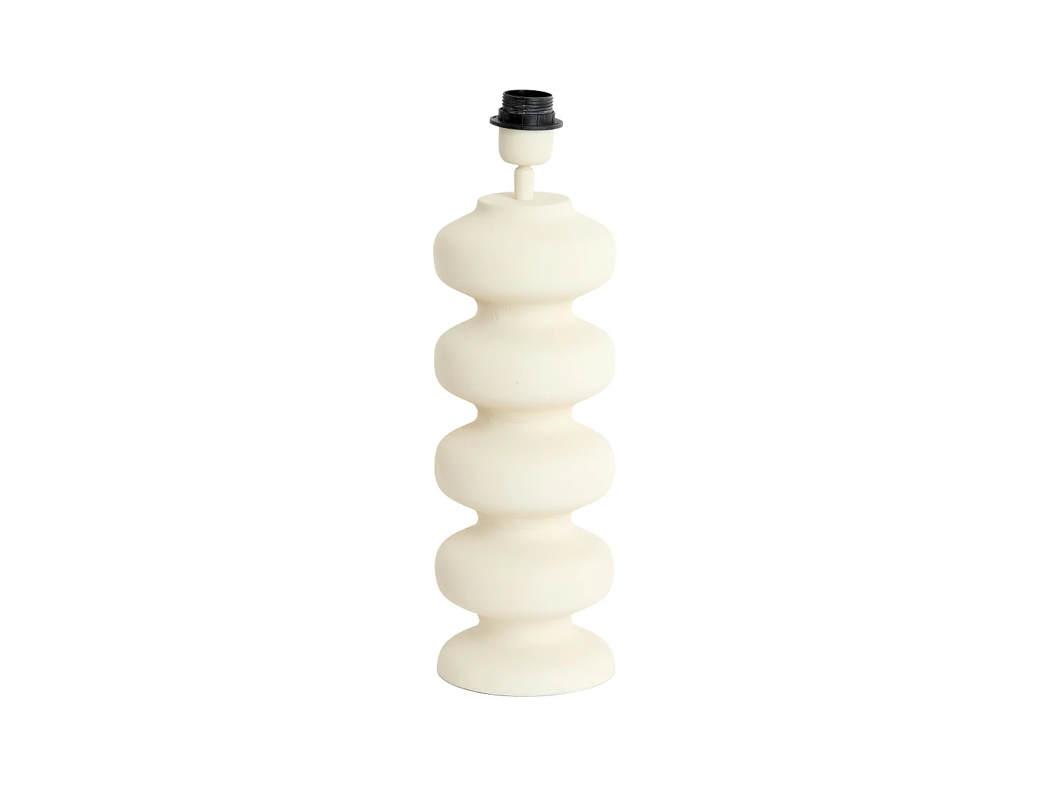 Pied de lampe SOROCA - Ø15x42cm - Blanc
