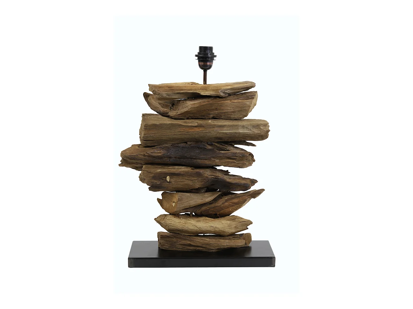 Pied de lampe FURY - 46x17x60cm - Marron