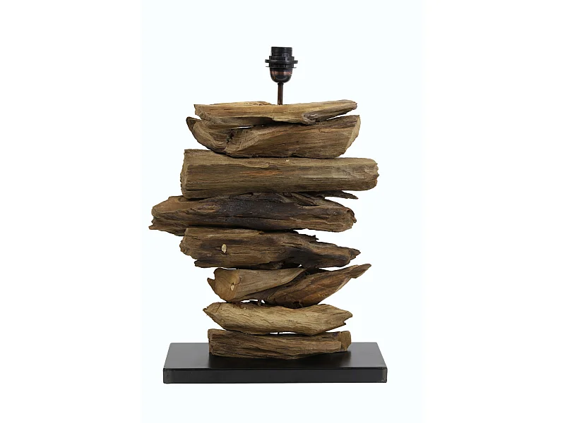 Lampvoet FURY - 46x17x60cm - Bruin