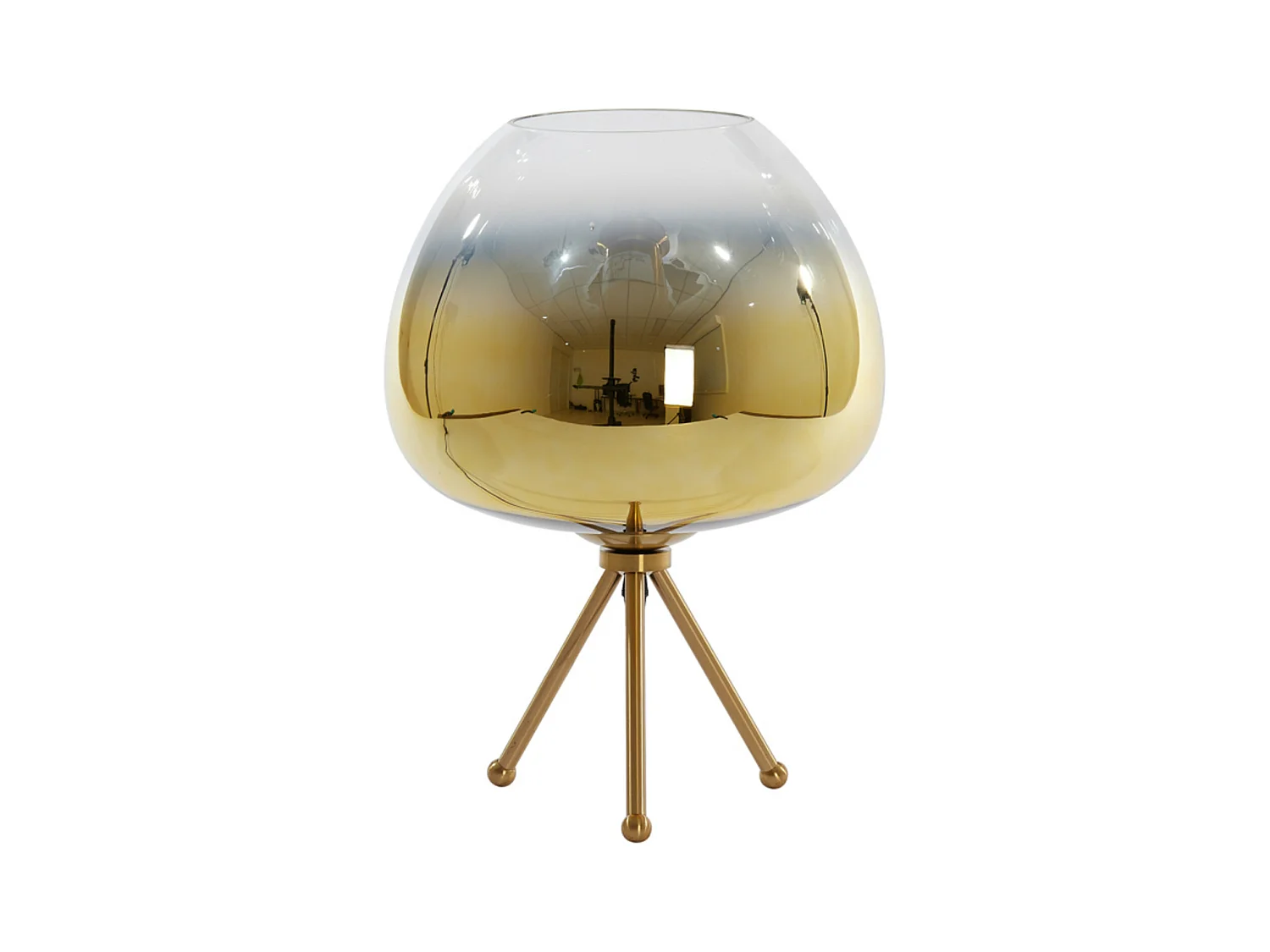 Lampe de table MAYSON - Ø30x43cm - Doré
