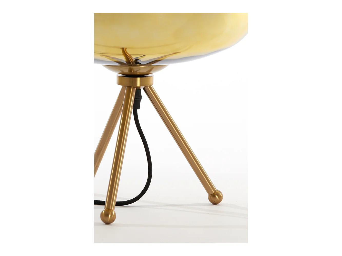 Lampe de table MAYSON - Ø30x43cm - Doré