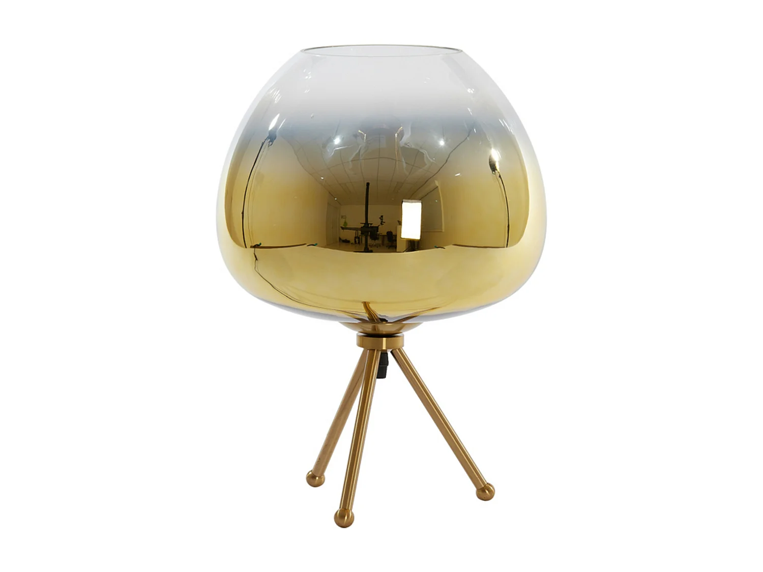 Lampe de table MAYSON - Ø30x43cm - Doré