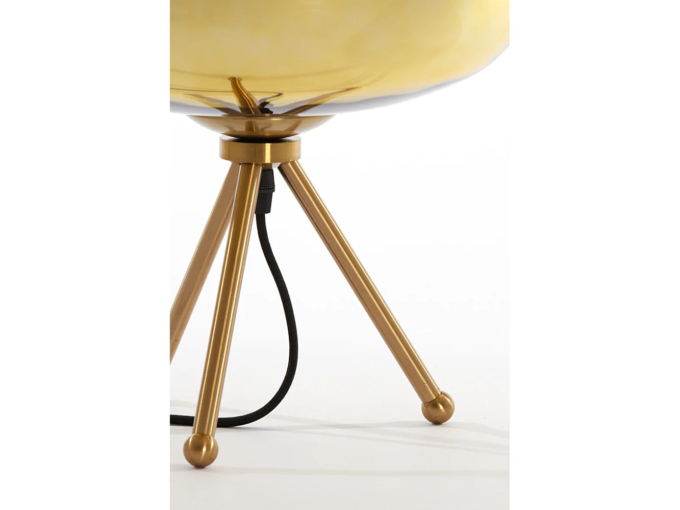 Lampe de table MAYSON - Ø30x43cm - Doré