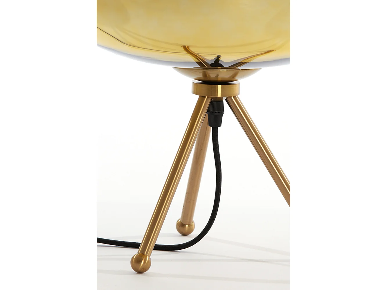 Lampe de table MAYSON - Ø30x43cm - Doré