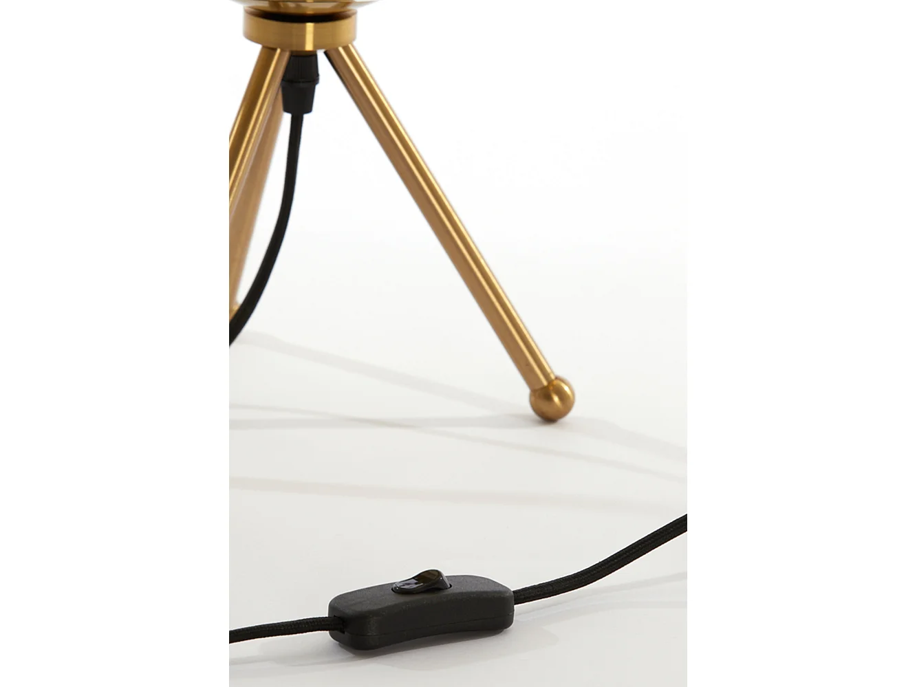 Lampe de table MAYSON - Ø30x43cm - Doré