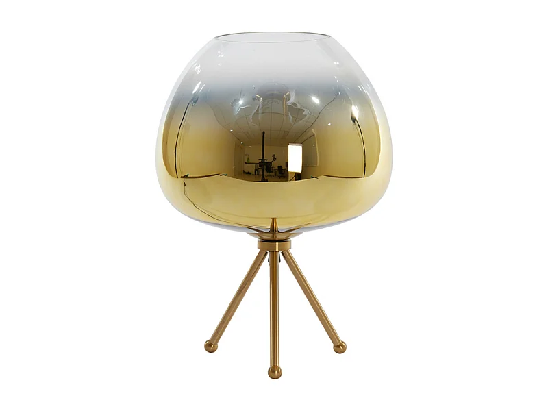 Lampe de table MAYSON - Ø30x43cm - Doré