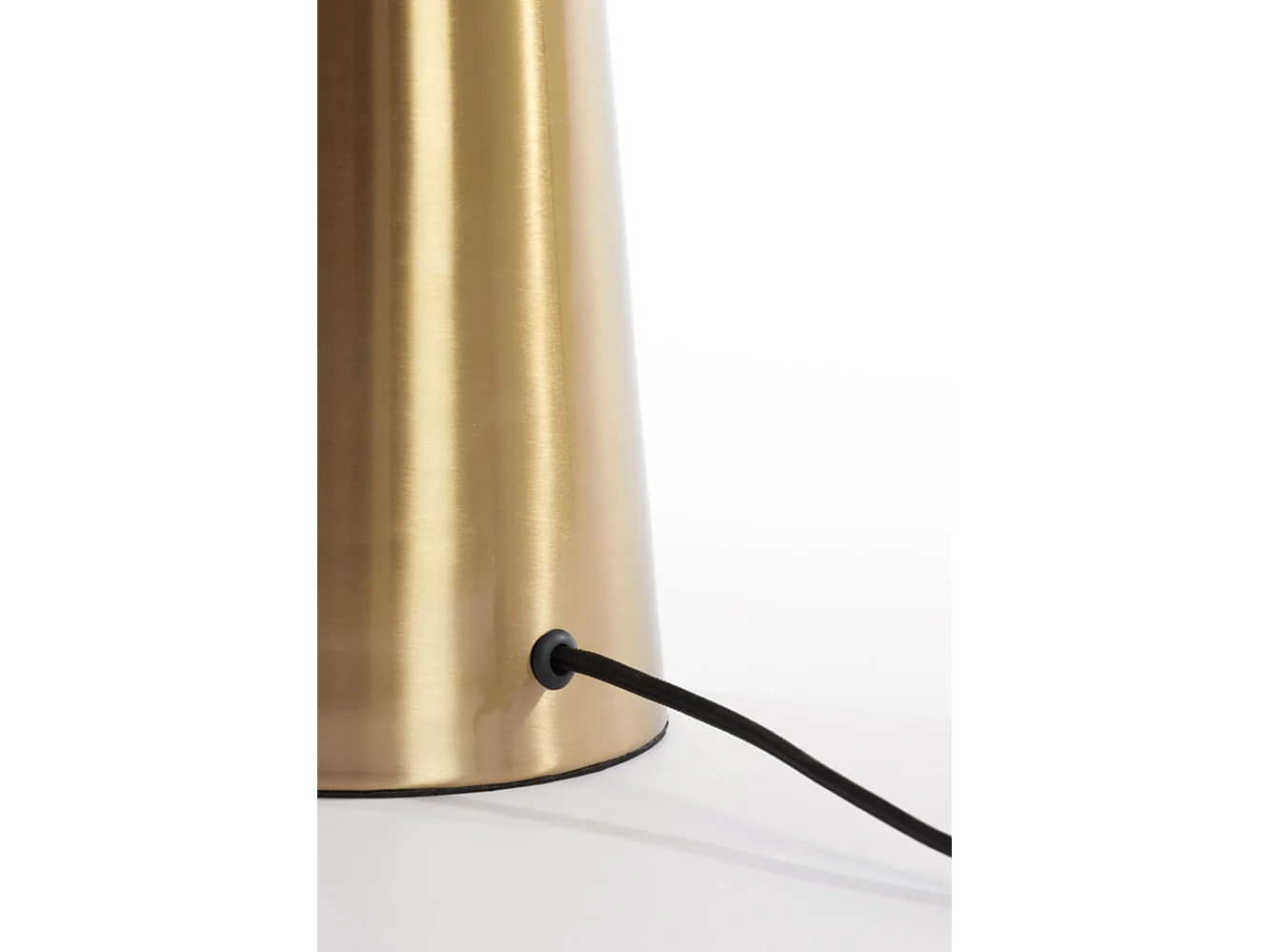 Lampe de table PLEAT - Ø30x45cm - Transparent