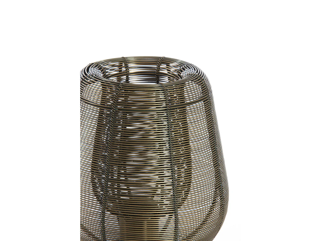 Lampe de table ABOSO - Ø18x42cm - Bronze