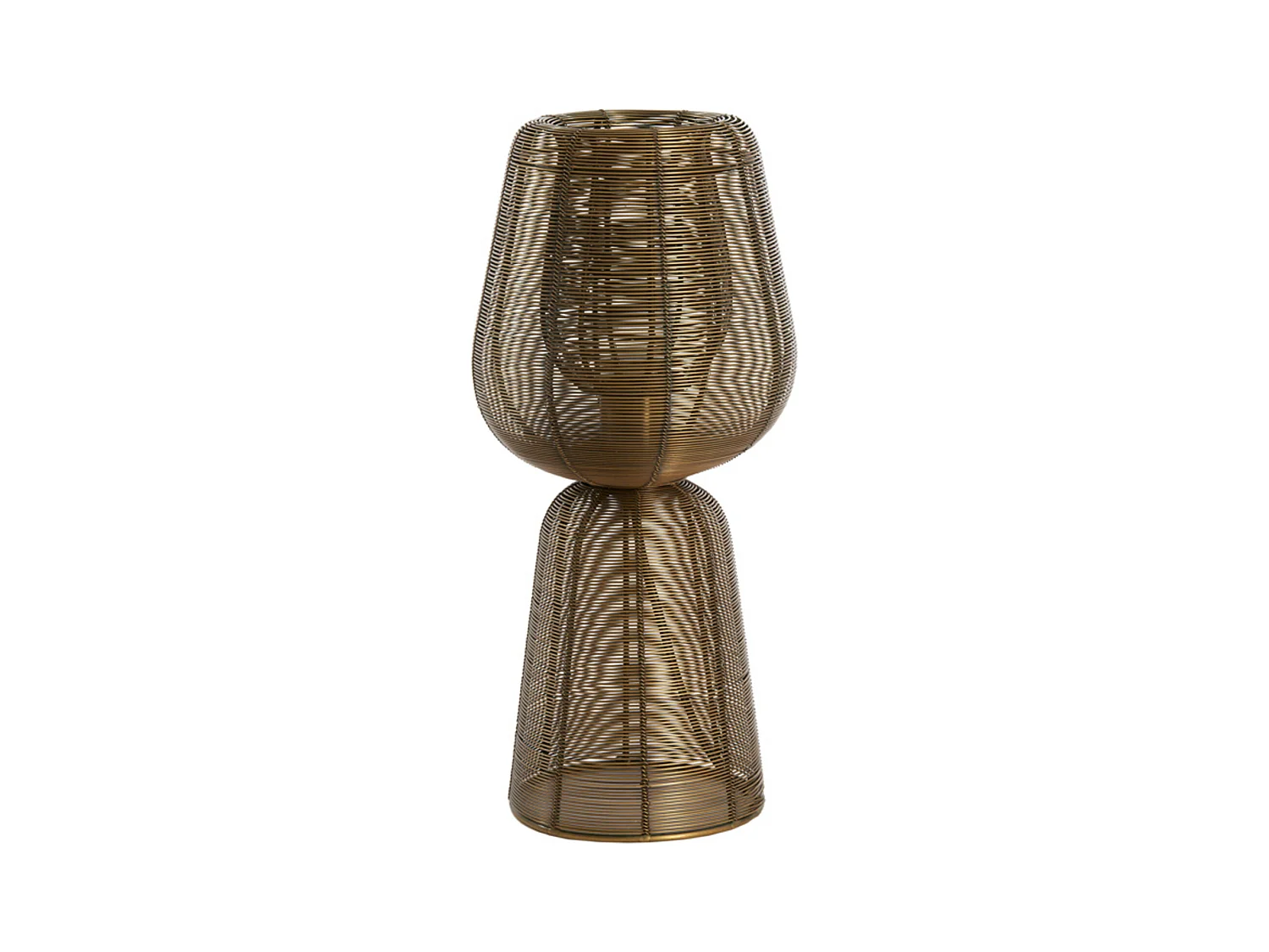 Lampe de table ABOSO - Ø18x42cm - Bronze