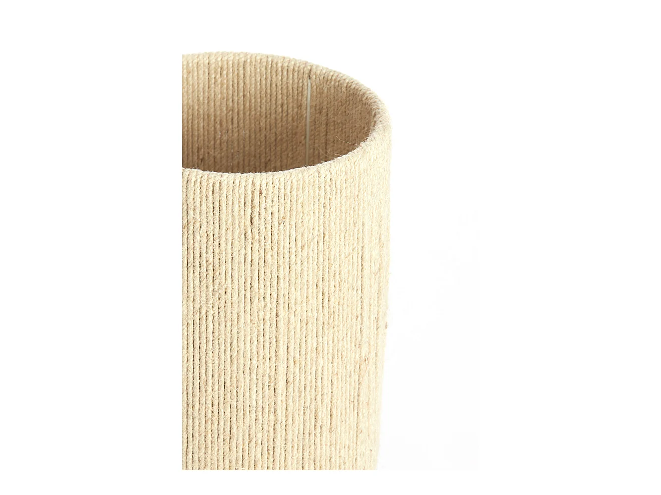 Lampe de table PITINO - Ø31,5x51cm - Marron