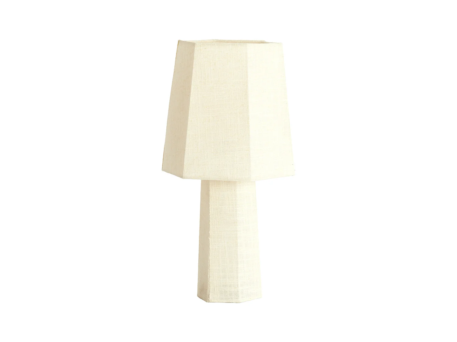 Lampe de table MUSABO - Ø25x49cm - Blanc