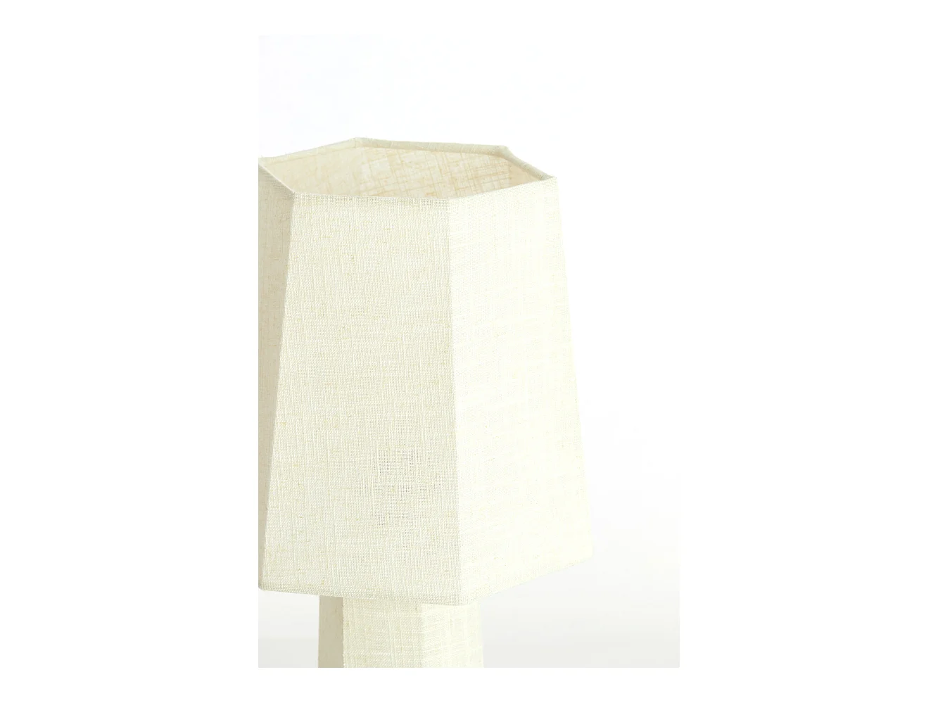 Lampe de table MUSABO - Ø25x49cm - Blanc