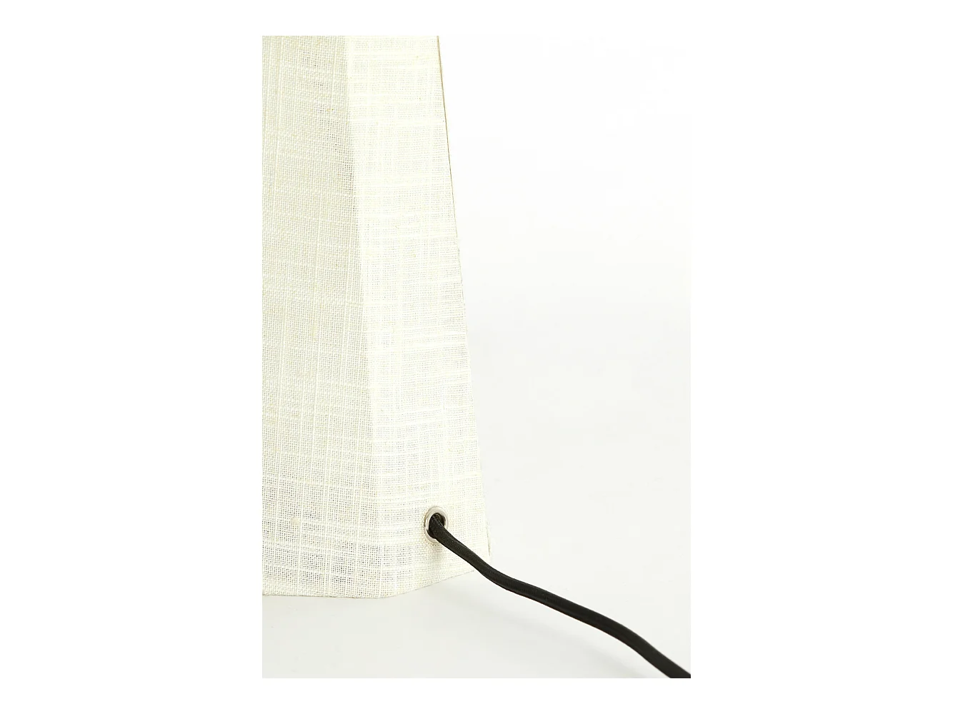 Lampe de table MUSABO - Ø25x49cm - Blanc