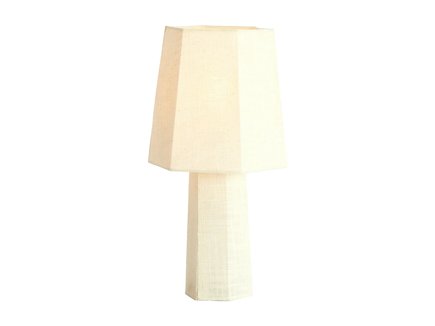 Lampe de table MUSABO - Ø25x49cm - Blanc