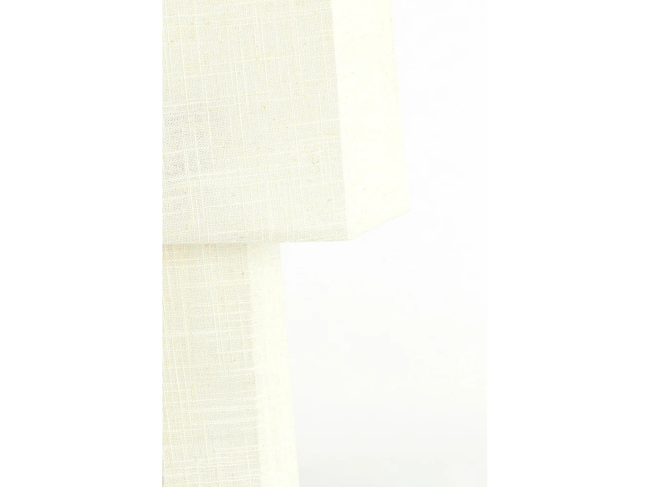 Lampe de table MUSABO - Ø25x49cm - Blanc