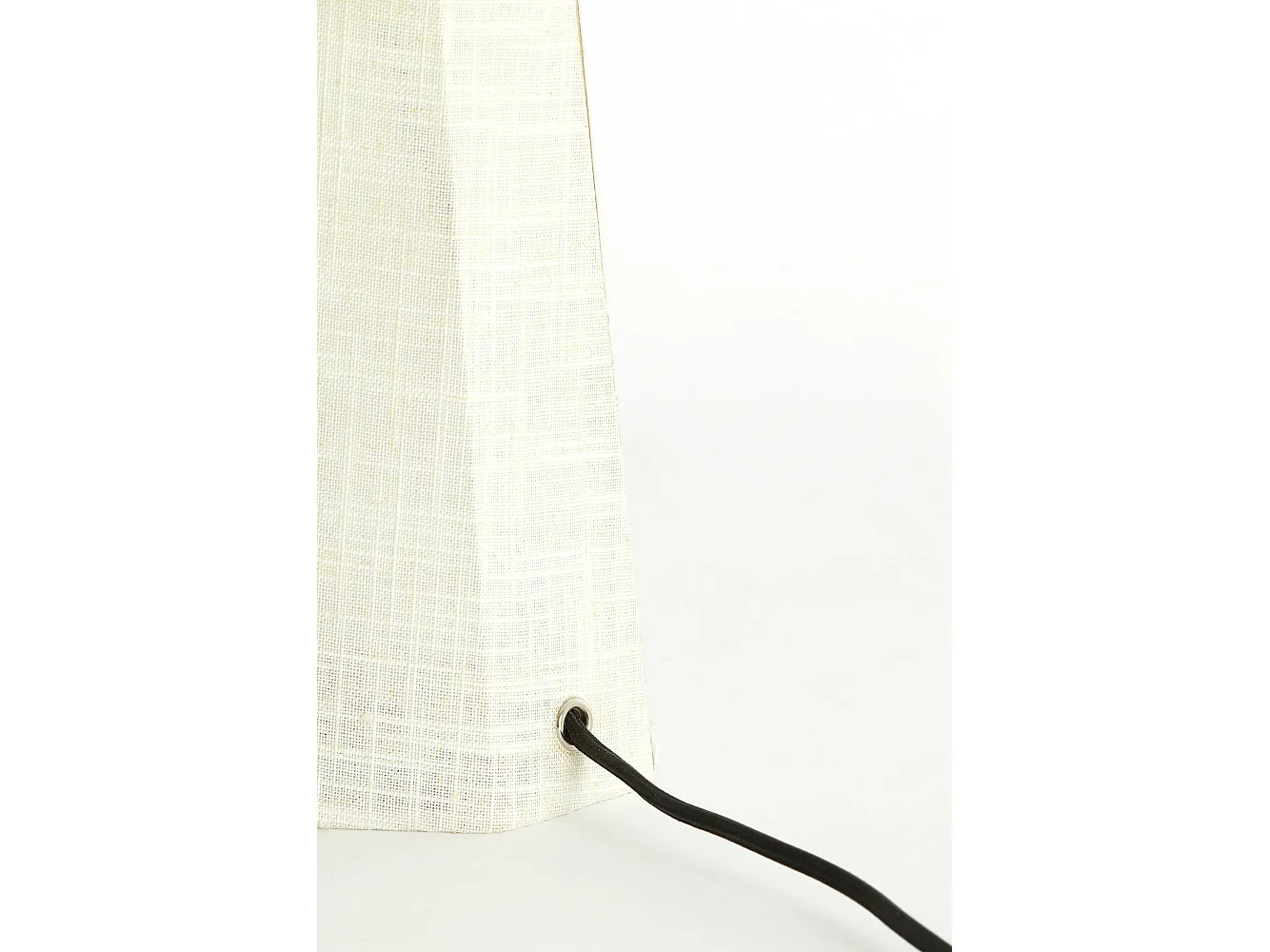 Lampe de table MUSABO - Ø25x49cm - Blanc