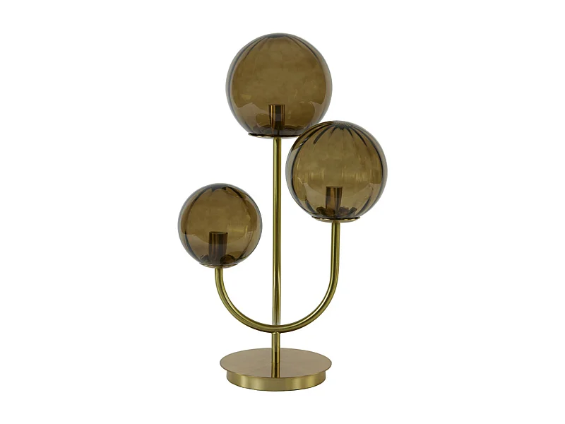 Tafellamp MAGDALA - 38x20x60cm - Bruin