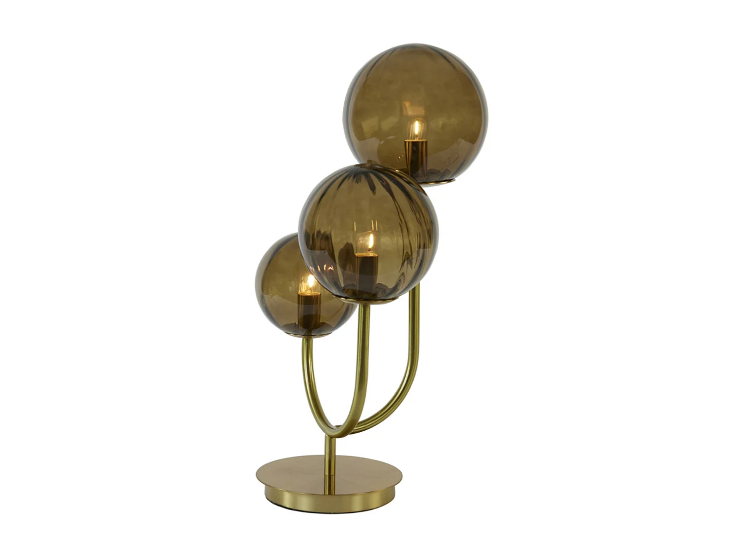 Lampe de table MAGDALA - 38x20x60cm - Marron