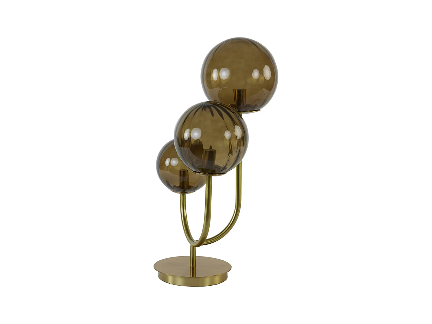 Tischlampe MAGDALA - 38x20x60cm - Braun