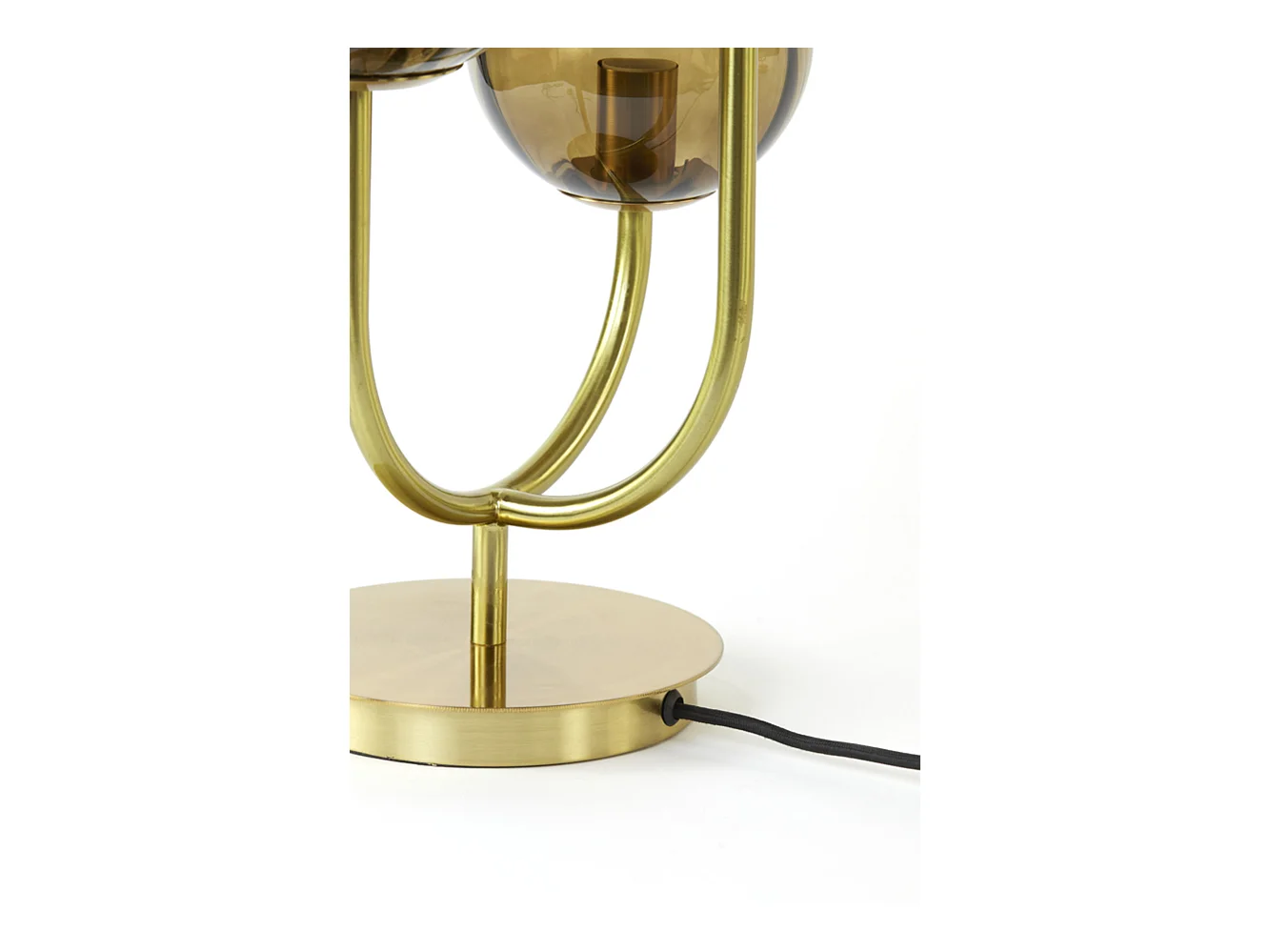 Tischlampe MAGDALA - 38x20x60cm - Braun