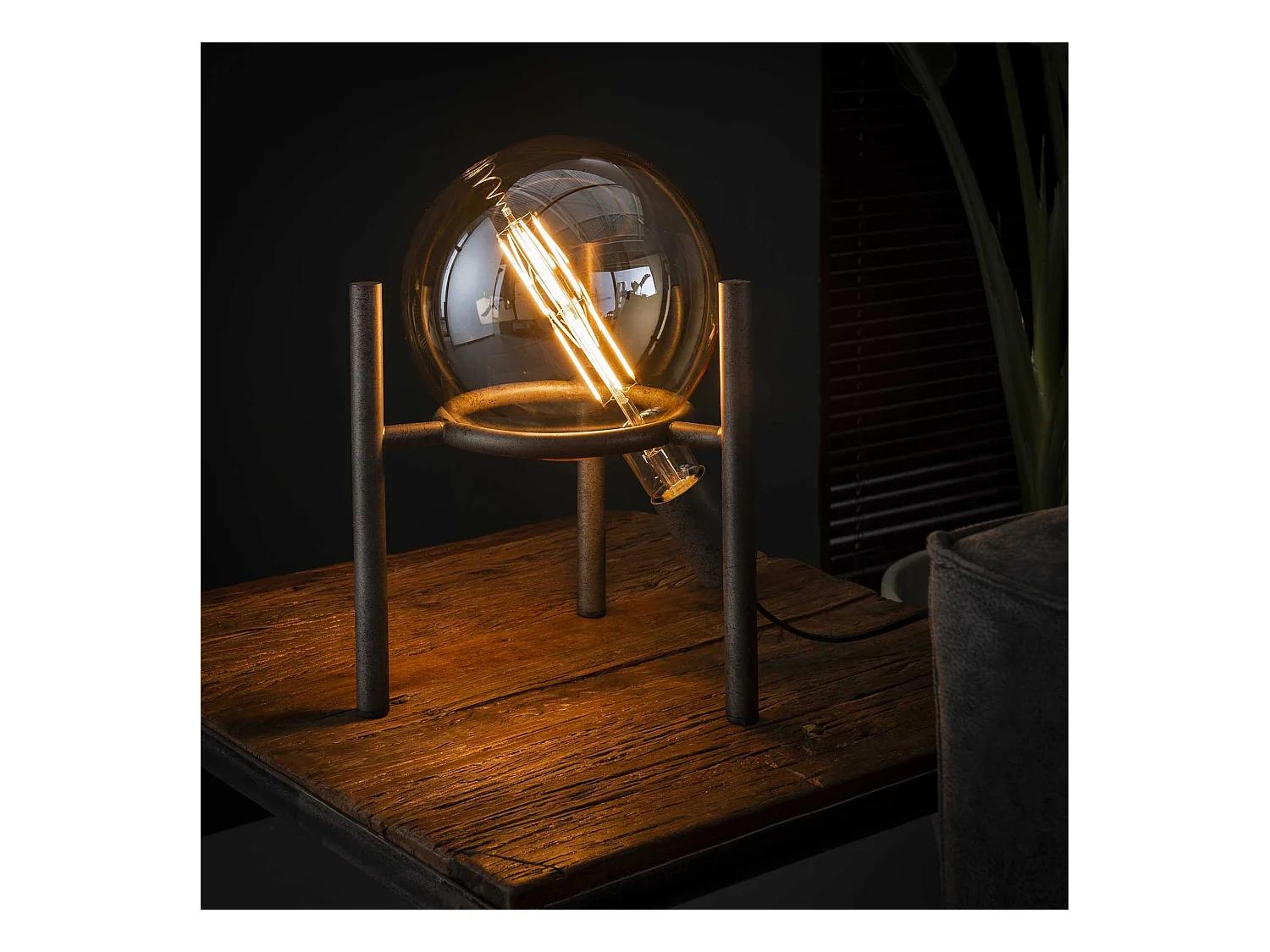 Lampe de table Saturn - Industrielle - Ø20