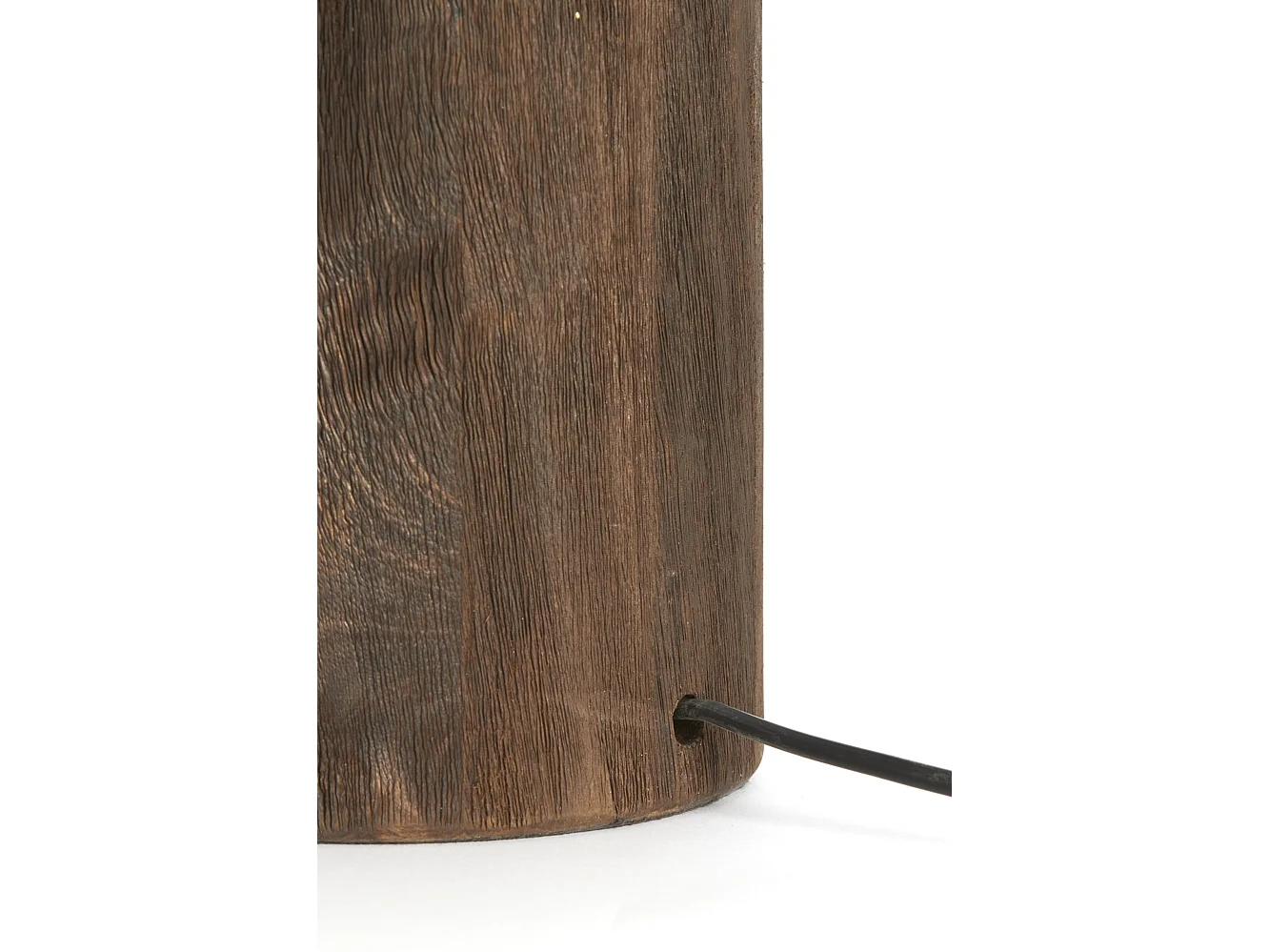 Pied de lampe TRAPINO - Ø13x32cm - Marron