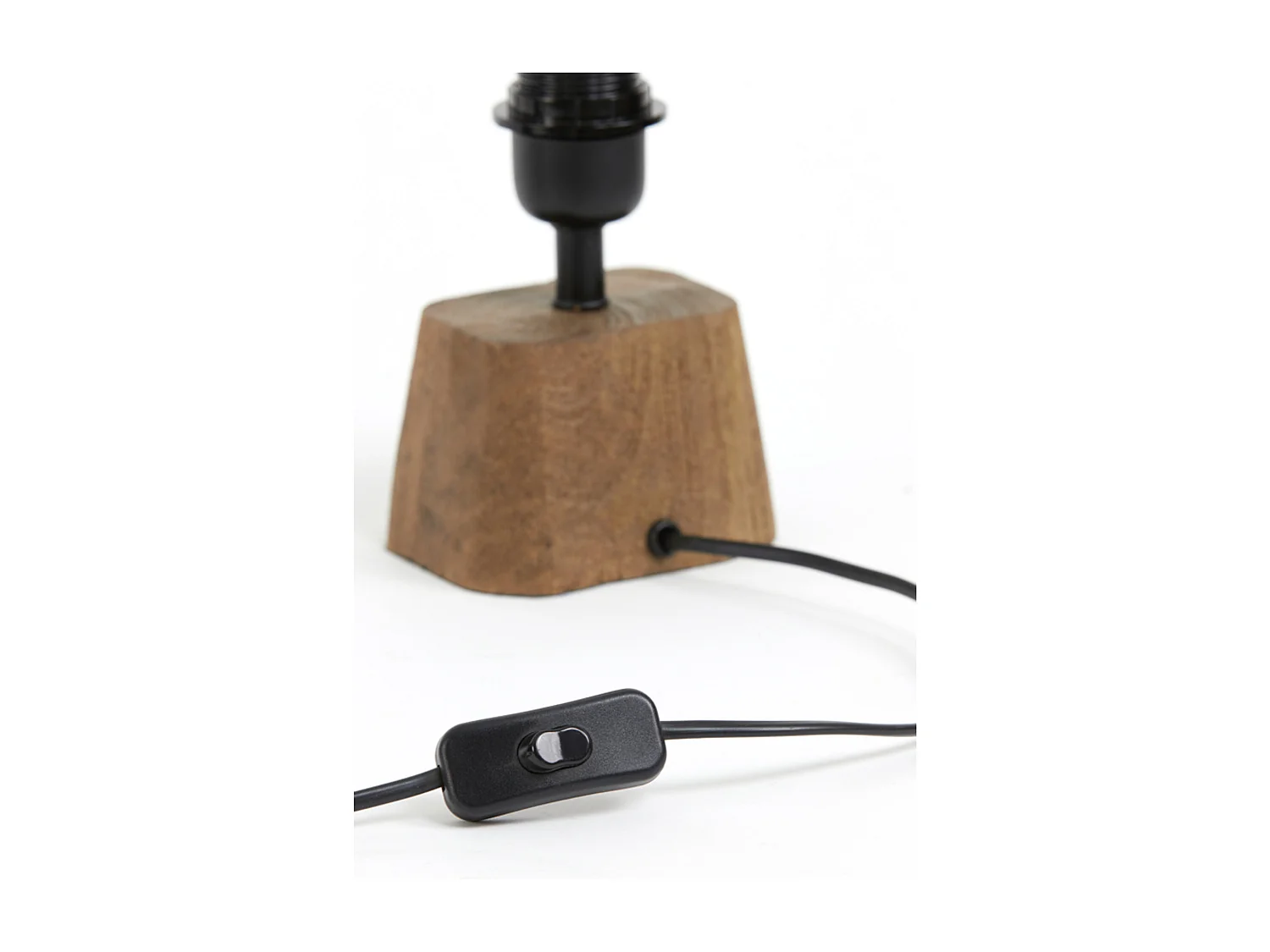 Pied de lampe KARDAN - 16x10x21cm - Marron