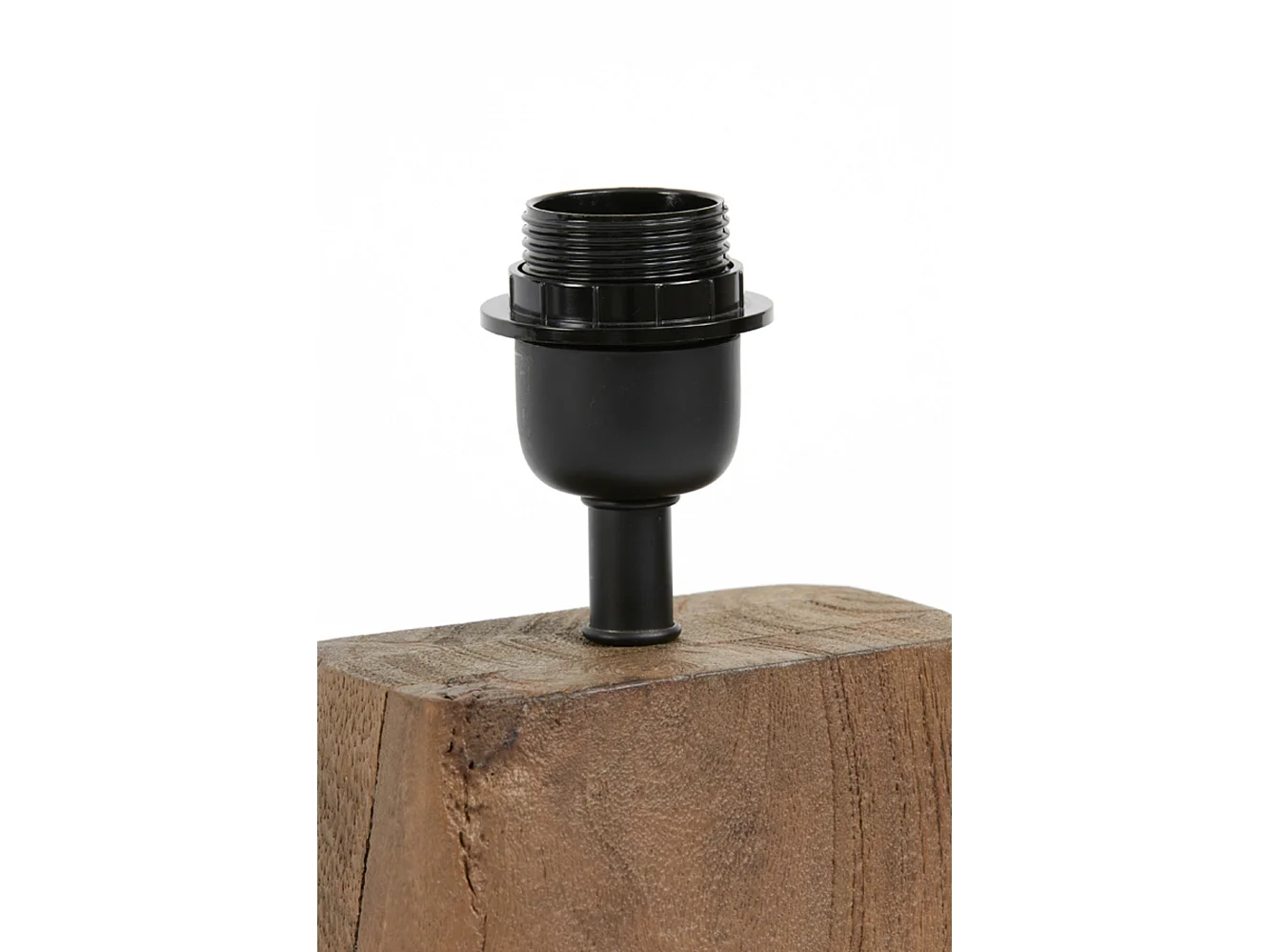 Pied de lampe KARDAN - 16x10x21cm - Marron