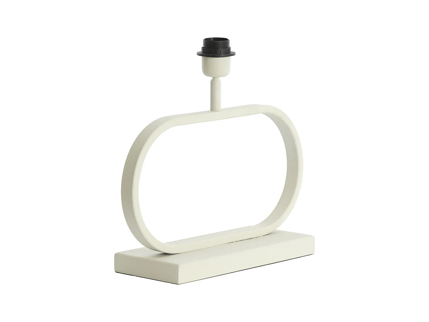 Pied de lampe JAMIRO - 37x13x29cm - Blanc