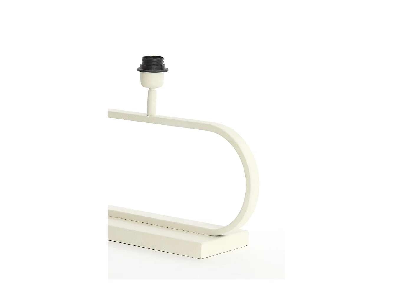 Pied de lampe JAMIRO - 37x13x29cm - Blanc