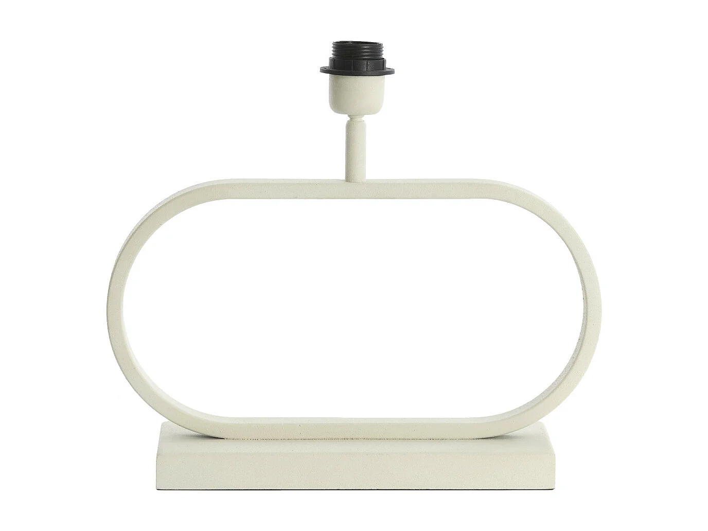 Pied de lampe JAMIRO - 37x13x29cm - Blanc