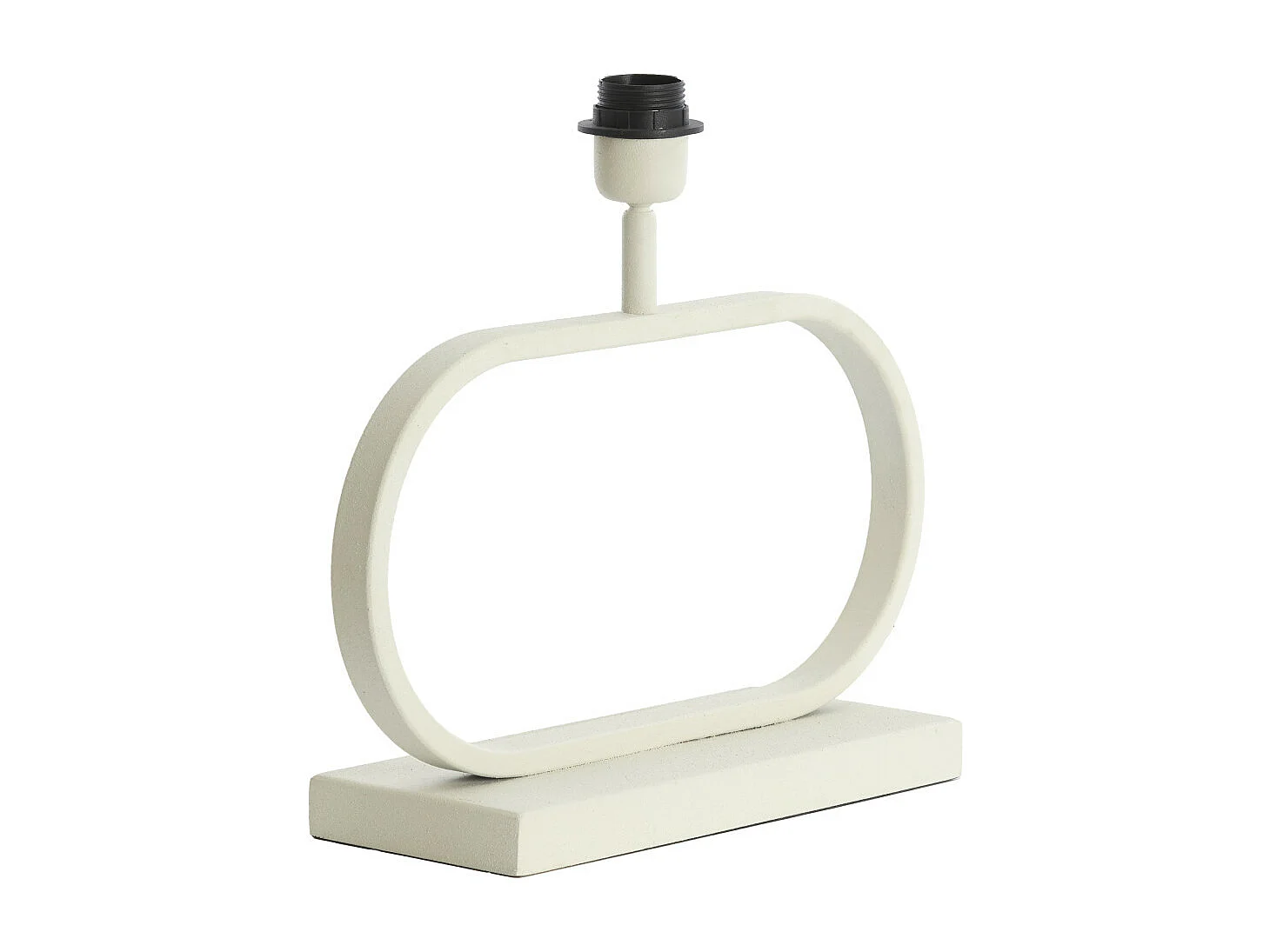 Pied de lampe JAMIRO - 37x13x29cm - Blanc