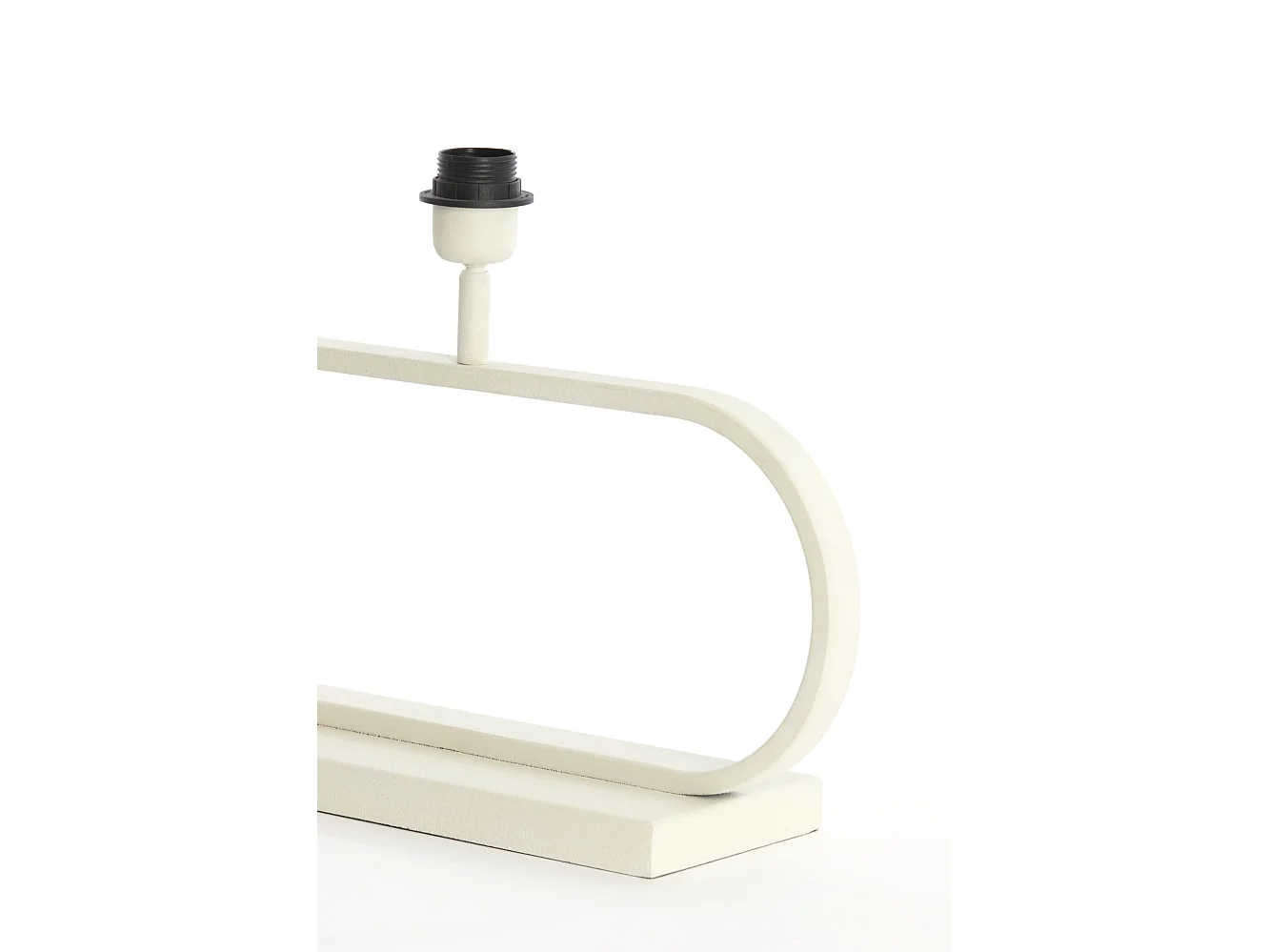 Pied de lampe JAMIRO - 37x13x29cm - Blanc