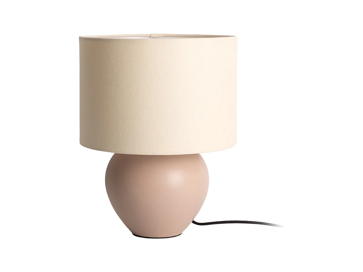 Lampe de table Alma Cone - Brun sable