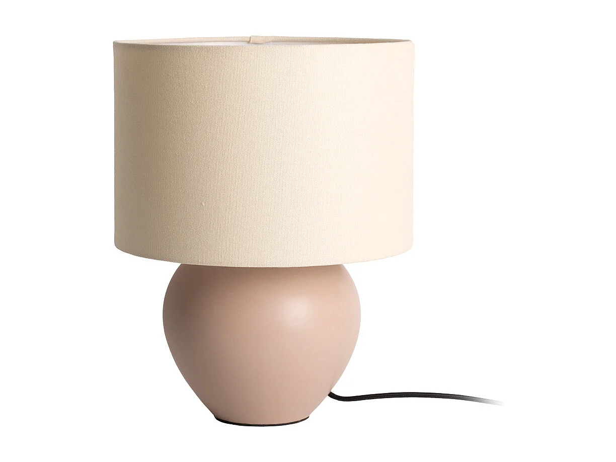 Lampe de table Alma Cone - Brun sable